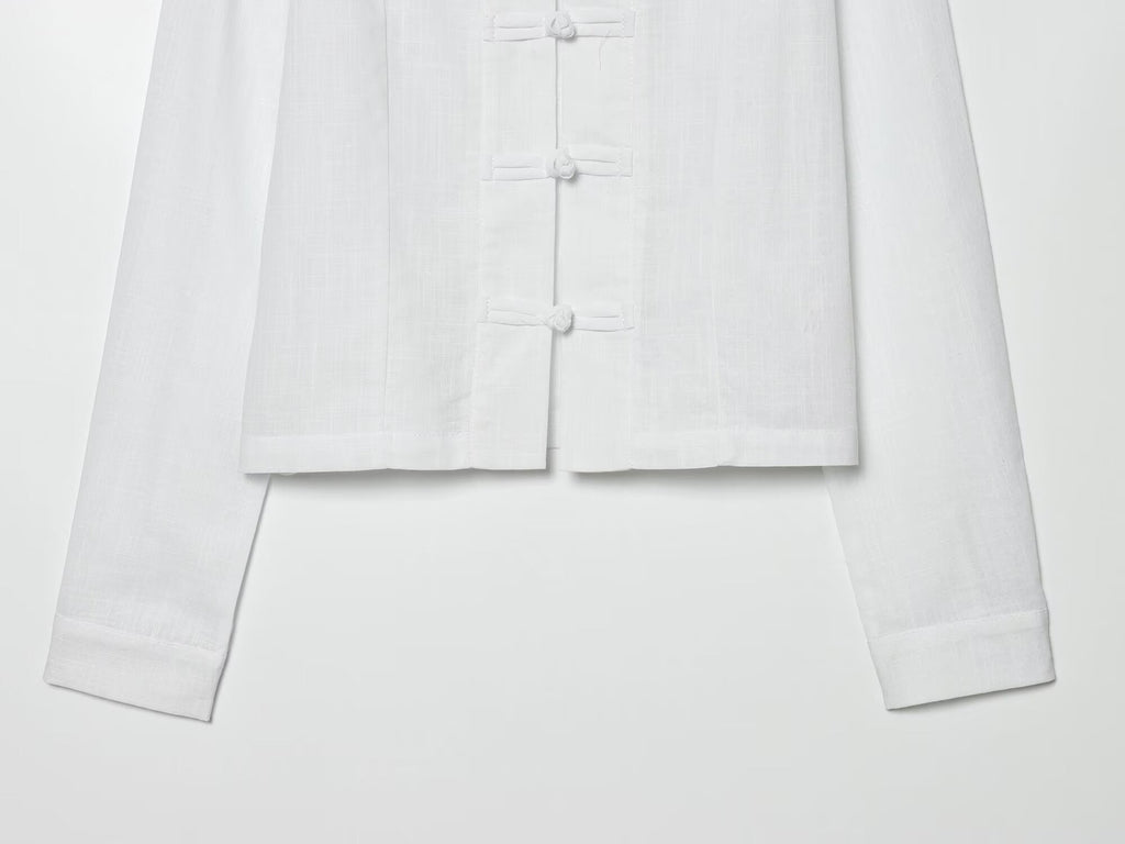 2026 Women's New Chinese style stand collar shirt