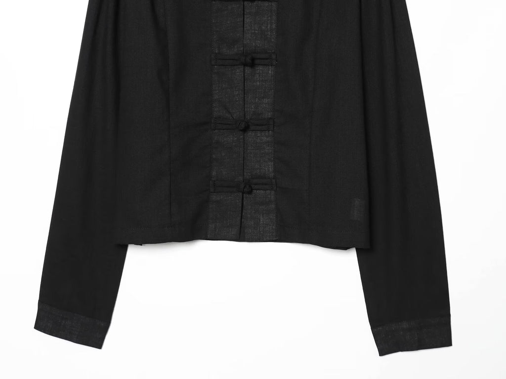 2026 Women's New Chinese style stand collar shirt