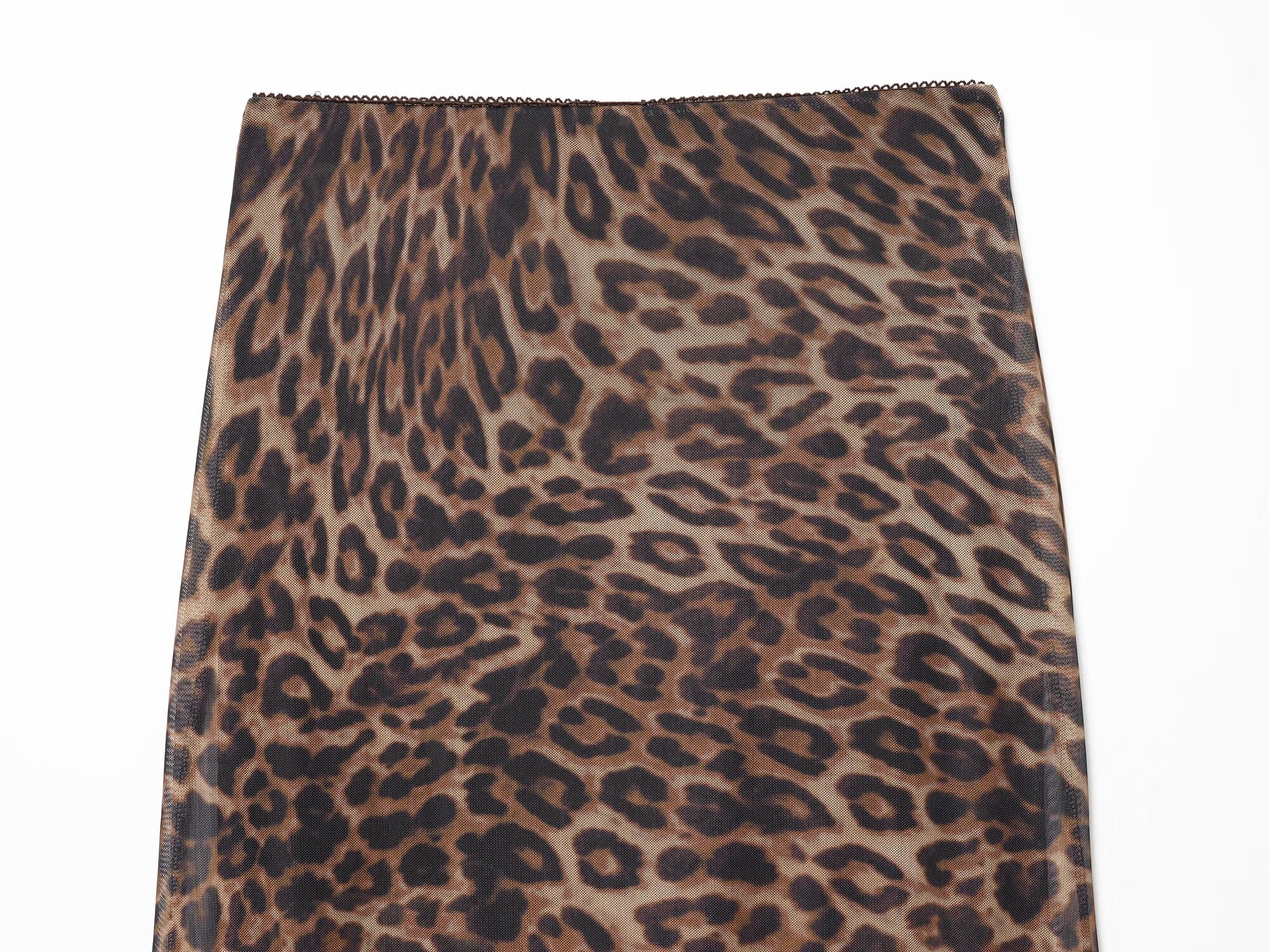 suit Women's 2 pieces animal print tulle top+Skirts