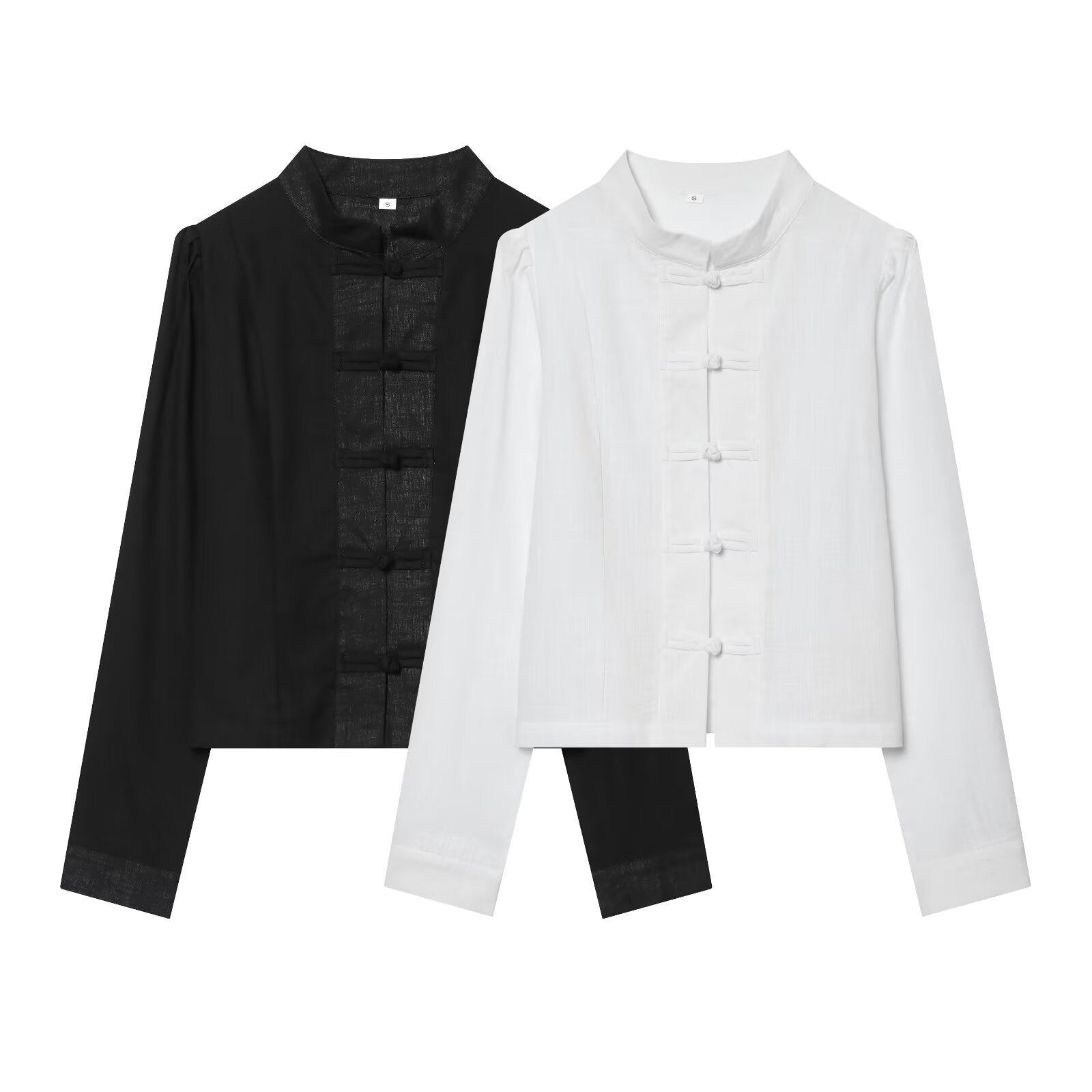 2026 Women's New Chinese style stand collar shirt