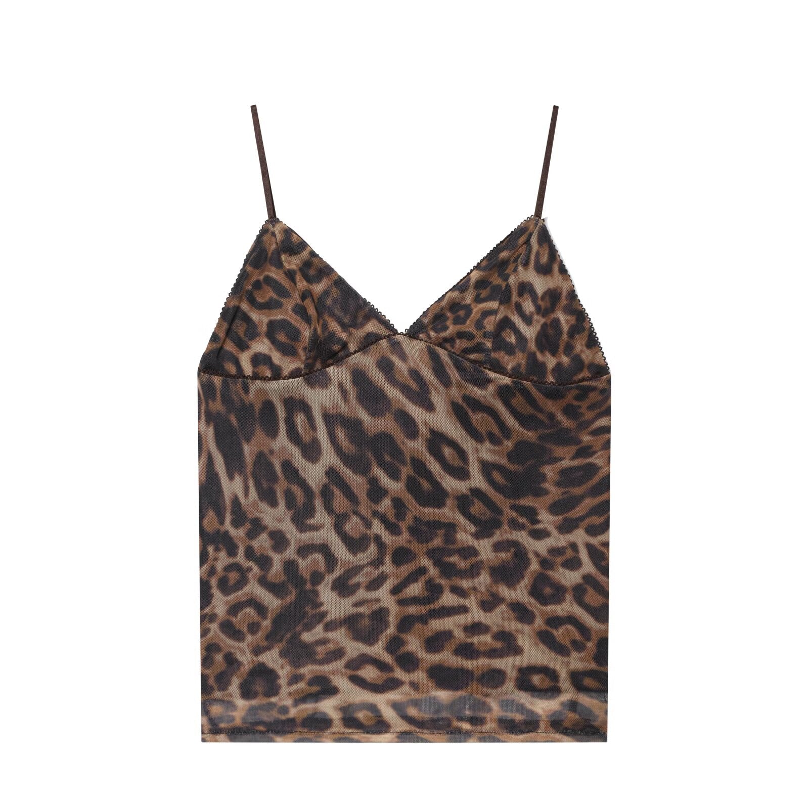 suit Women's 2 pieces animal print tulle top+Skirts