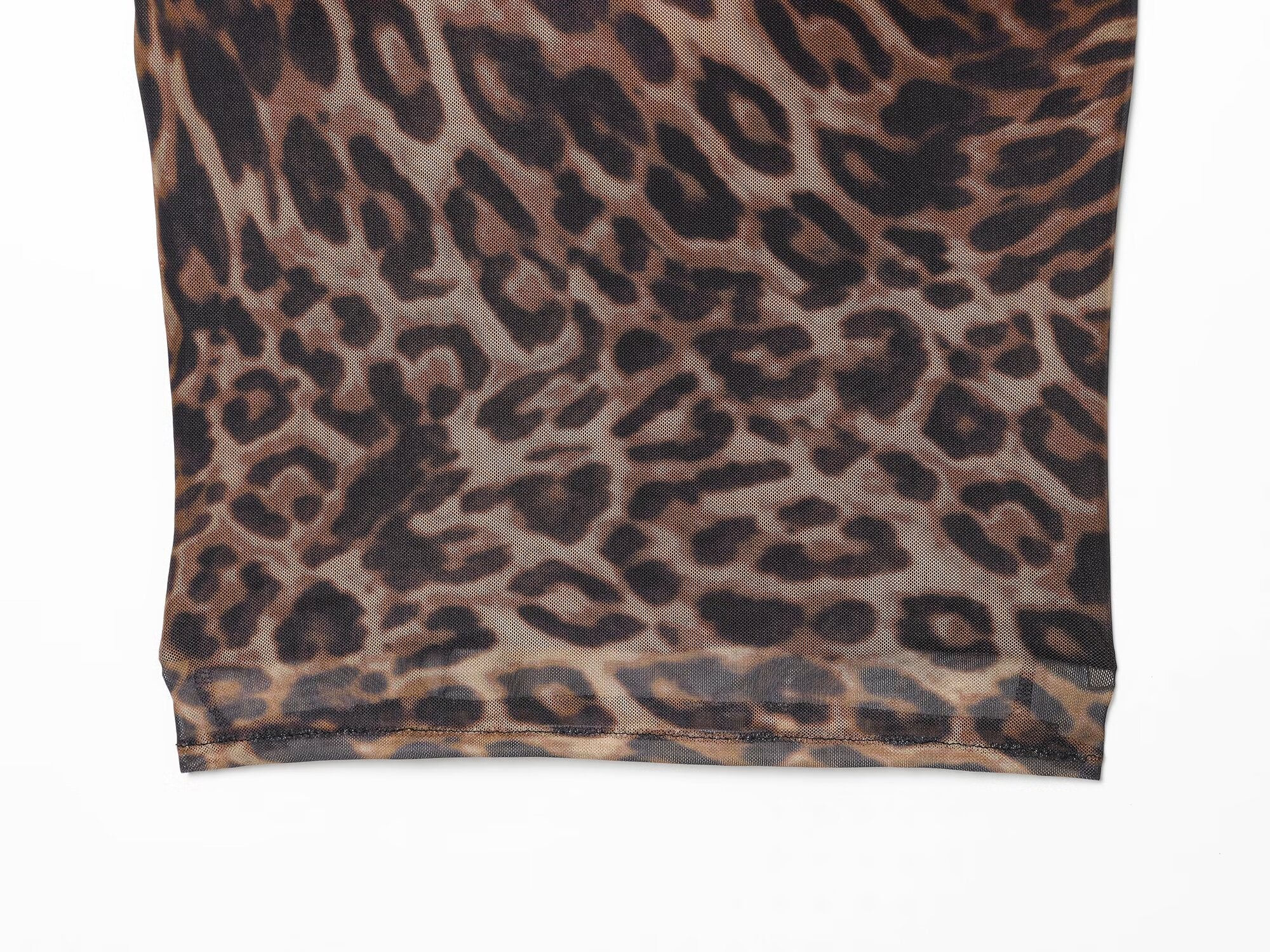 suit Women's 2 pieces animal print tulle top+Skirts