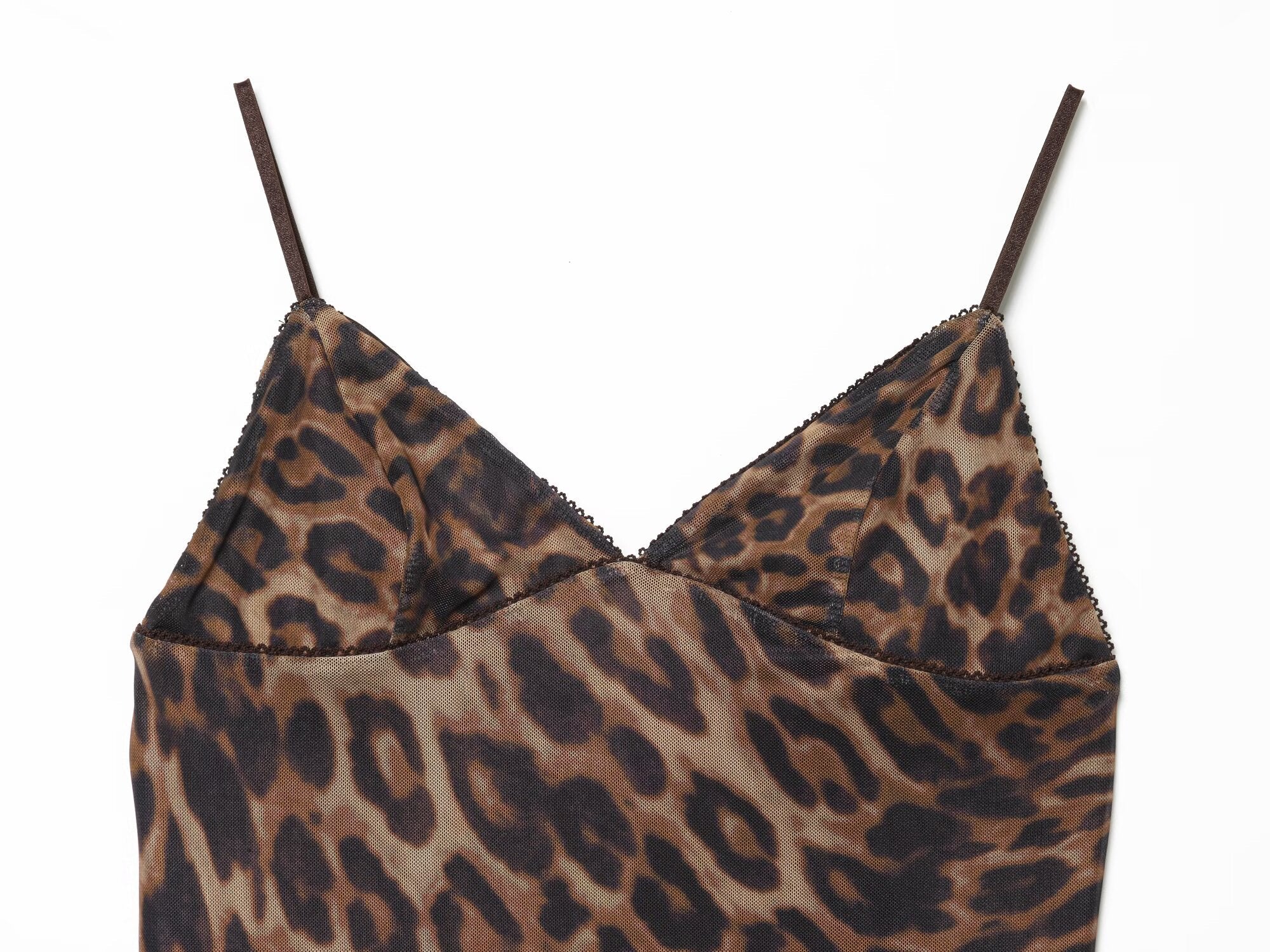 suit Women's 2 pieces animal print tulle top+Skirts